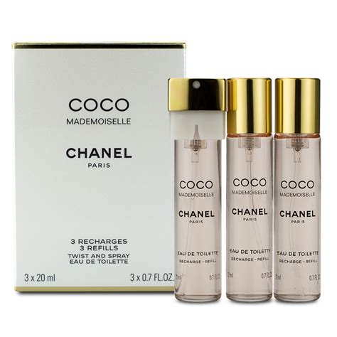 coco chanel refil eau de parfum|coco mademoiselle refill 20ml.